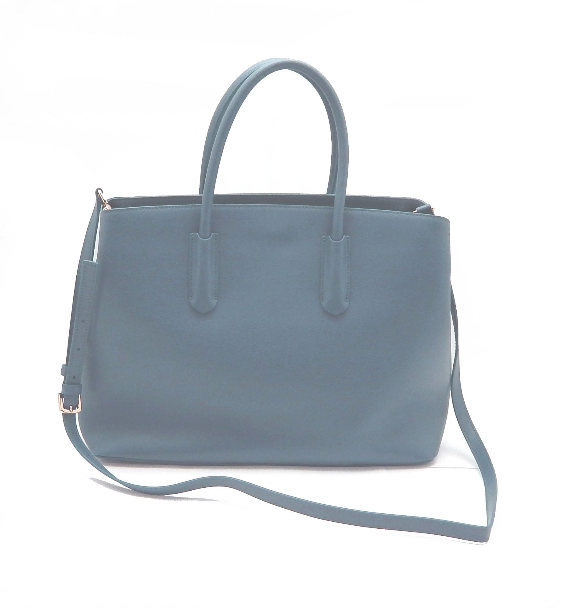 FURLA フルラ TESSA Large tote 2WAY トートバッグ ブルー - 安心保証・業界最安値の販売 福助